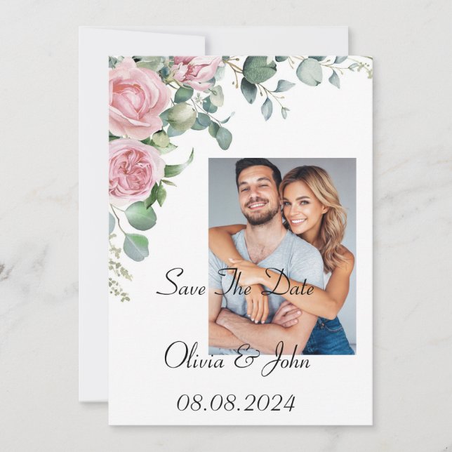 save the date invitation (Front)