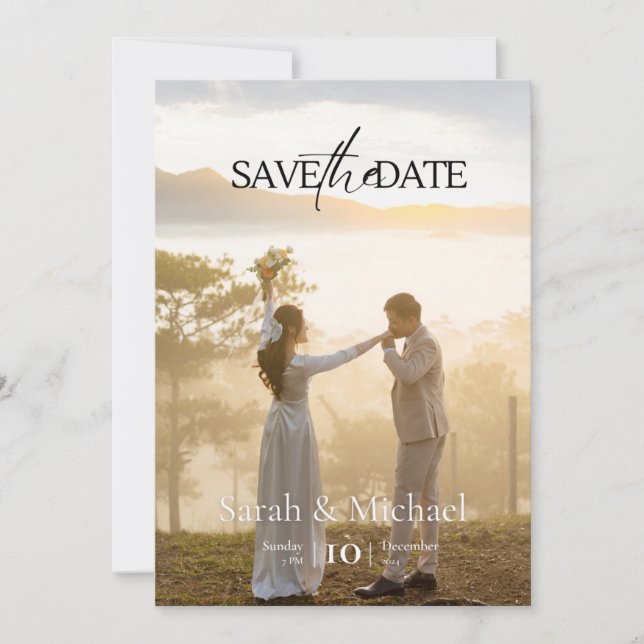 Save The Date Invitation (Front)