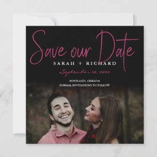 Save the date  invitation