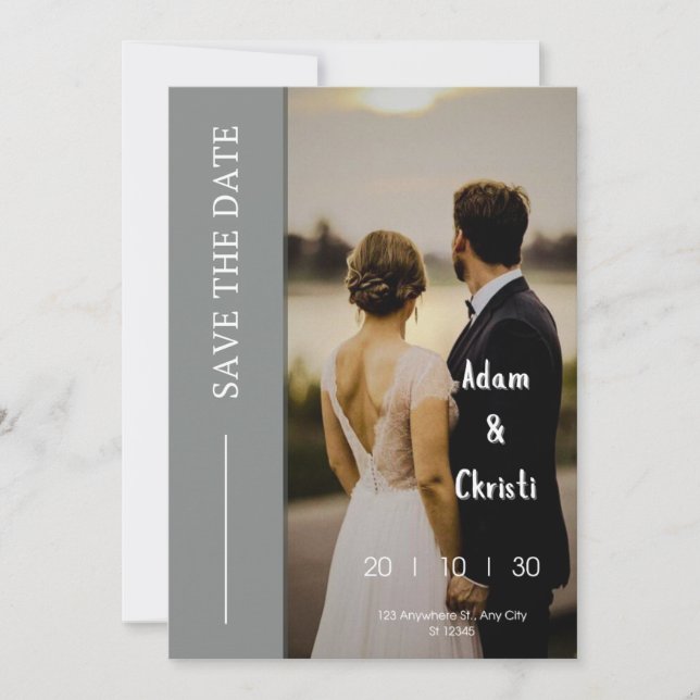 Save The Date Invitation (Front)