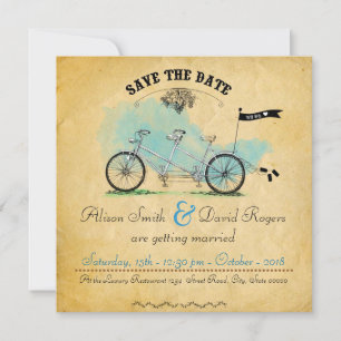 Save the date invitation