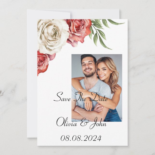 save the date invitation (Front)