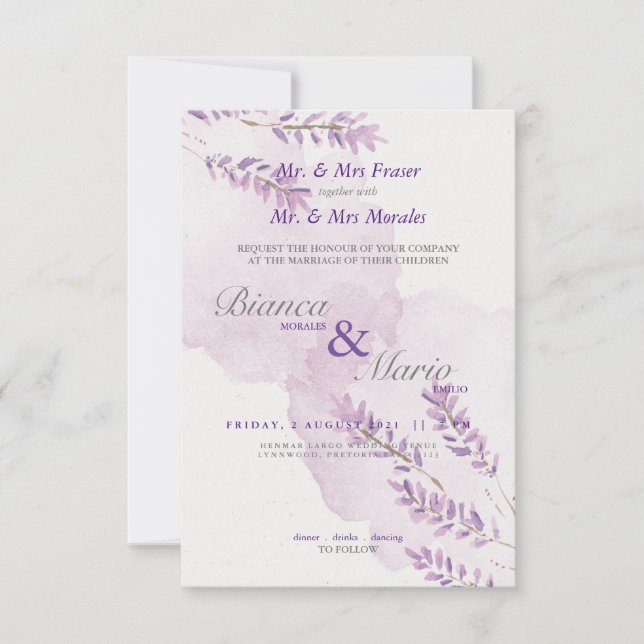 Save The Date Invitation (Front)