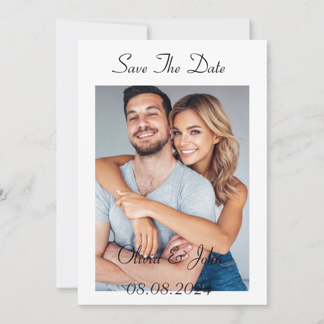 save the date invitation (Front)