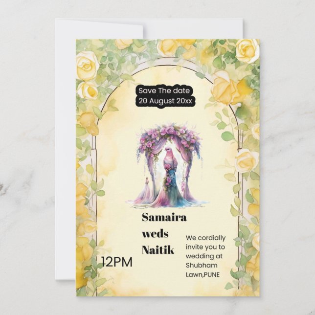 Save The Date Invitation (Front)