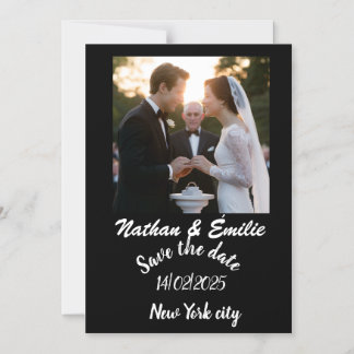 Save the date invitation 