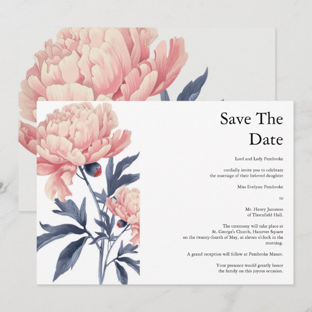 Save the Date Invitation (Front/Back)