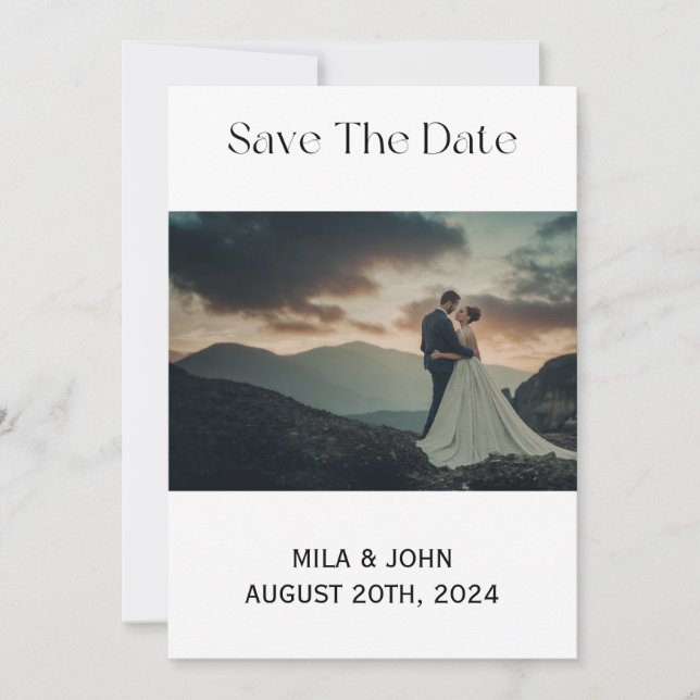 SAVE THE DATE INVITATION CARD (Front)