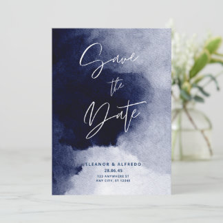 Save the Date Invitation–Elegant Wedding Announce Invitation