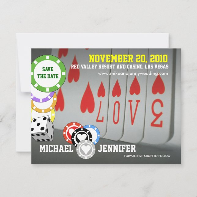 Save The Date Invitation Love Card 6 (Front)