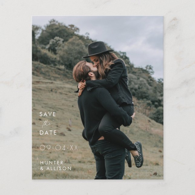 Save The Date Invitation Postcard (Front)