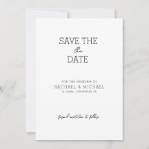 Save the Date Invitation Template