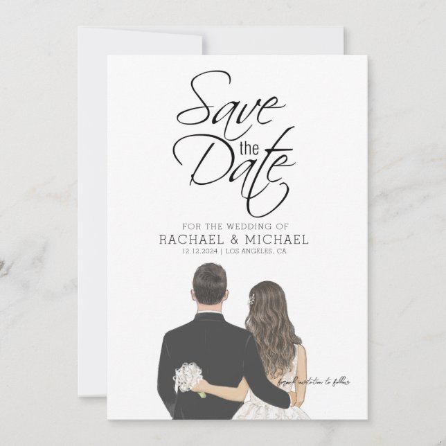  Save the Date Invitation Template (Front)