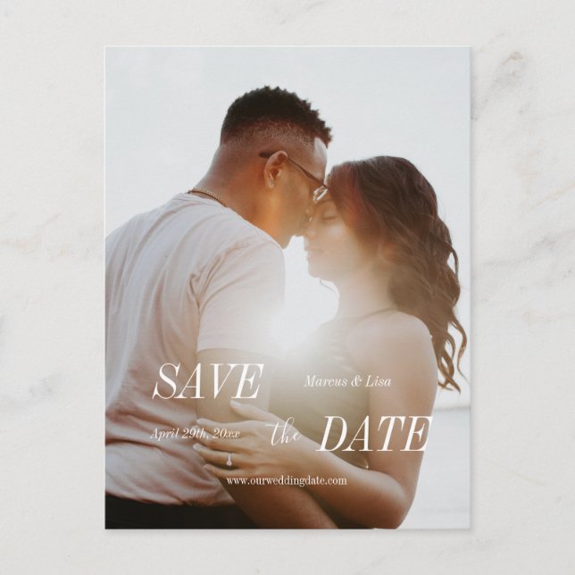Save The Date Invitations - Modern (Front)