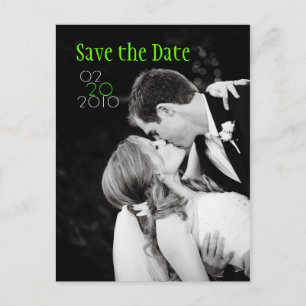 Save the Date Kiss Announcement Postcard