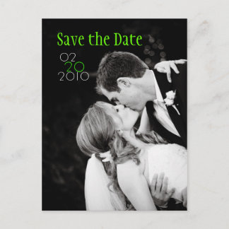 Save the Date Kiss Announcement Postcard