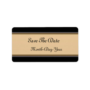 Save The Date Label