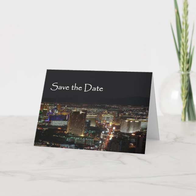 Save the Date Las Vegas Card (Front)