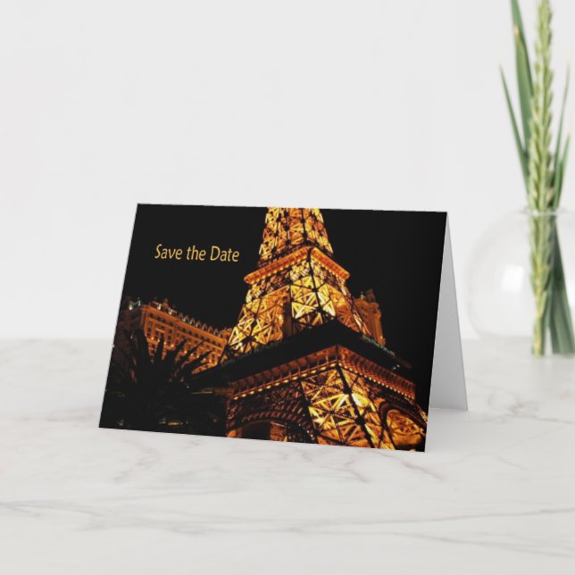 Save the Date Las Vegas Card (Front)