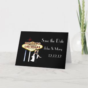 Save the Date Las Vegas Card