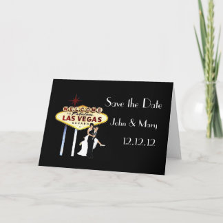 Save the Date Las Vegas Card