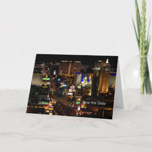 Save the Date Las Vegas Card