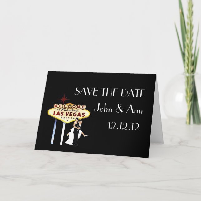 SAVE THE DATE LAS VEGAS Card (Front)