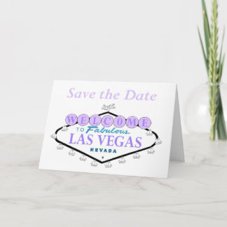 Save the Date Las Vegas Wedding Bells Cards