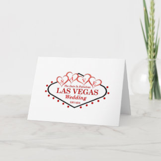 Save the Date Las Vegas Wedding Card