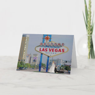 SAVE THE DATE Las Vegas Wedding Card