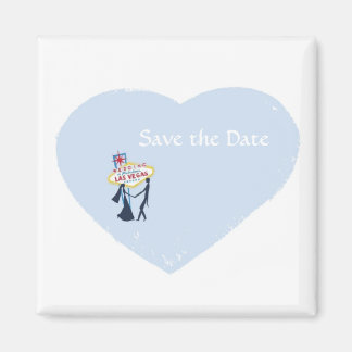 Save the Date Las Vegas Wedding Magnet