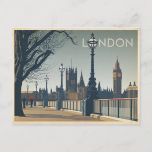 Save the Date London Announcement Postcard