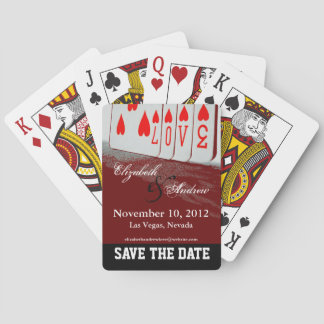 Save The Date Love Playing Cards 1