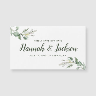 Save The Date *Lovely Greenery* Magnet
