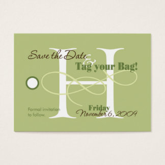 Save the Date Luggage Tag