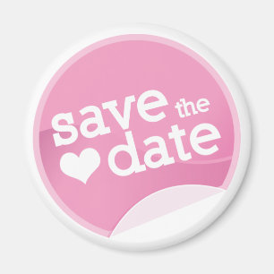 save the date magnet