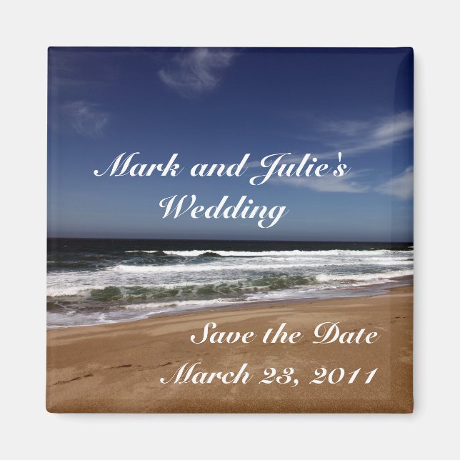 Save the Date Magnet (Front)
