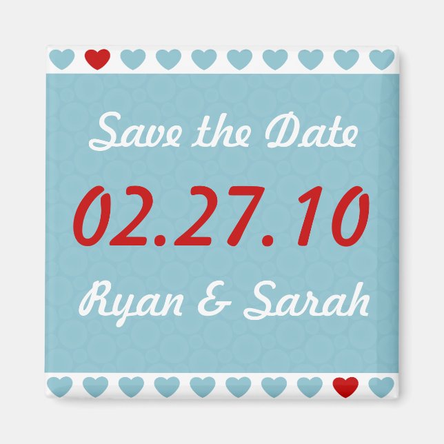 Save the Date Magnet (Front)