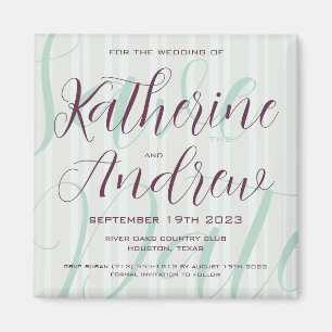 Save the Date Magnet