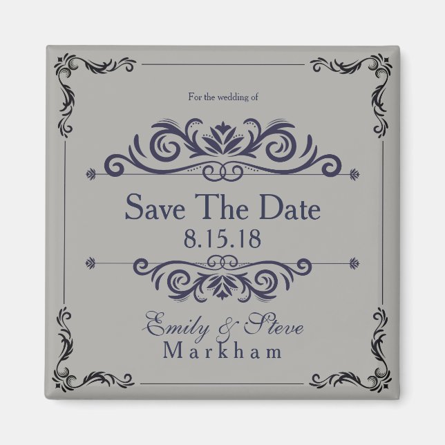Save The Date Magnet (Front)