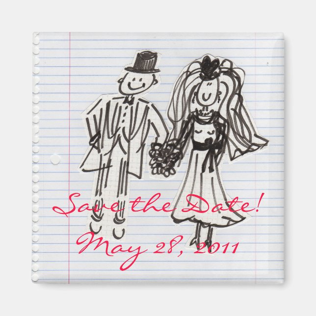 Save the Date! Magnet (Front)