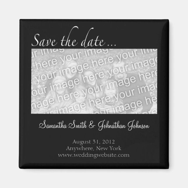 Save the Date Magnet (Front)