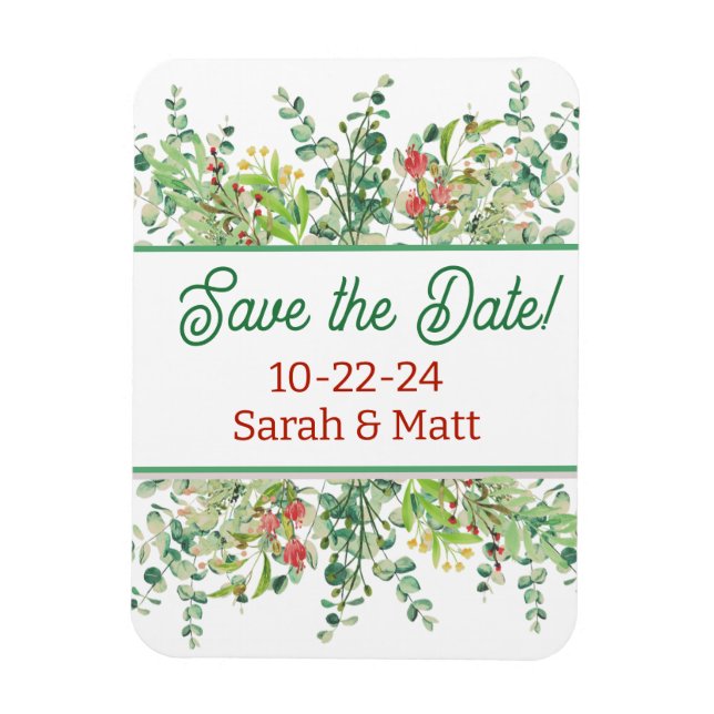 Save the date magnet  (Vertical)