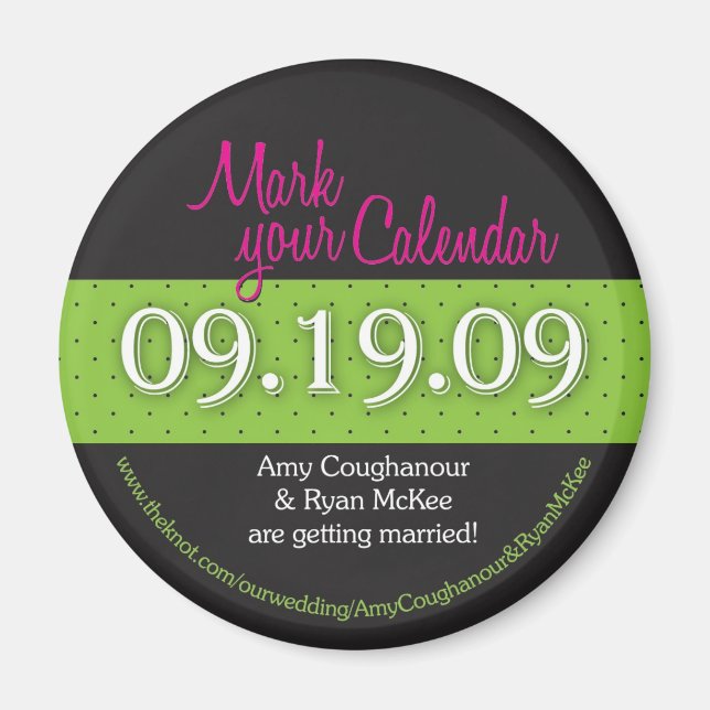 Save the Date Magnet (Front)