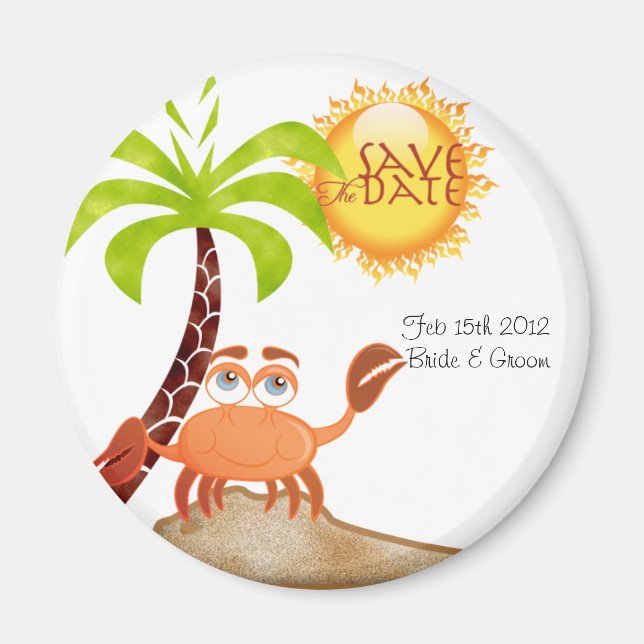 save the date magnet (Front)