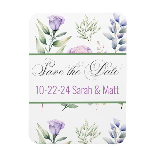 Save the date magnet (Vertical)