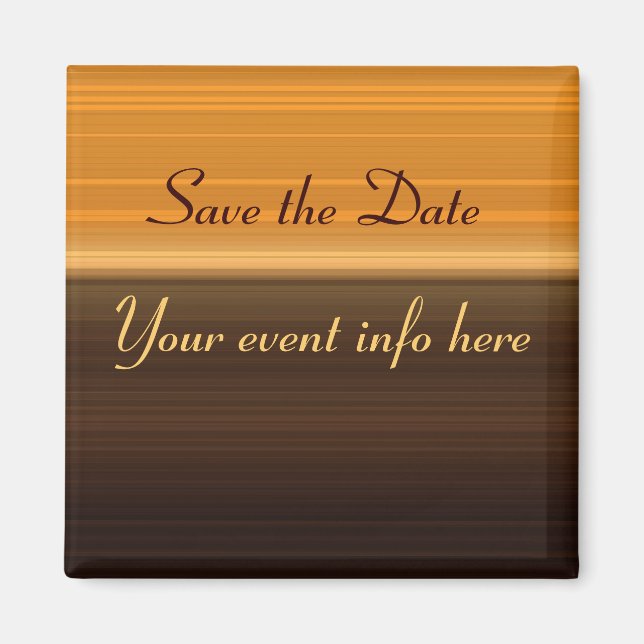 Save the Date Magnet (Front)