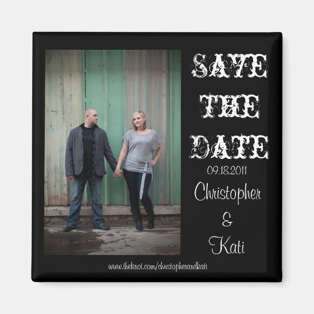 Save The Date Magnet (Front)