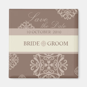 SAVE THE DATE MAGNET :: charm 5