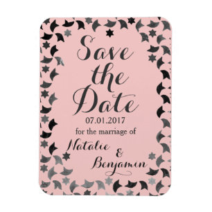 Save the Date Magnet Custom Colour